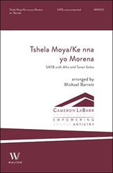 Tshela Moya/Ke nna yo Morena SATB choral sheet music cover